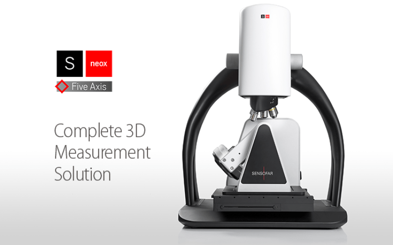 Complete and fast 3D measurement solution, new S neox Five Axis